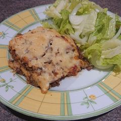A picture of Polenta Beef Casserole.