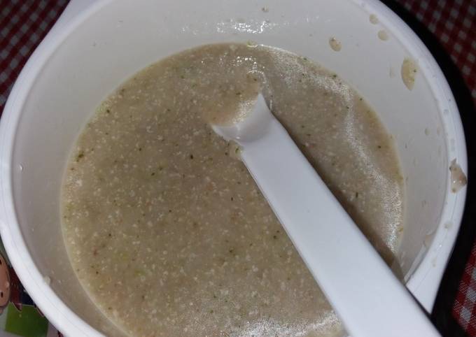 MPASI 6 Bulan : Bubur Ayam dan Hati