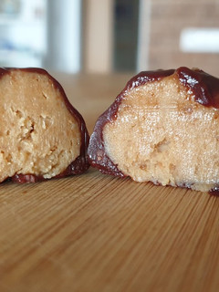 Una foto de Bombones kinder caseros