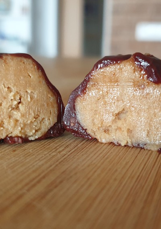 Una foto de Bombones kinder caseros