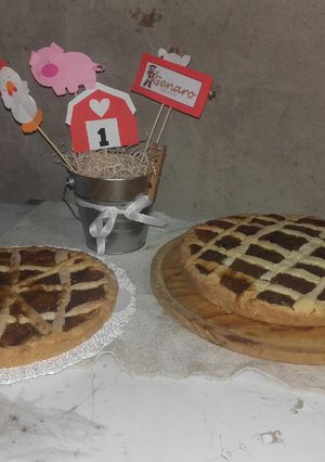 Una foto de Pasta Flora De Dulce De Batata con Chocolate