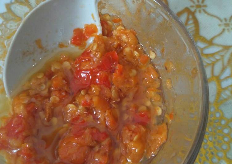 Sambel ala geprek bensu