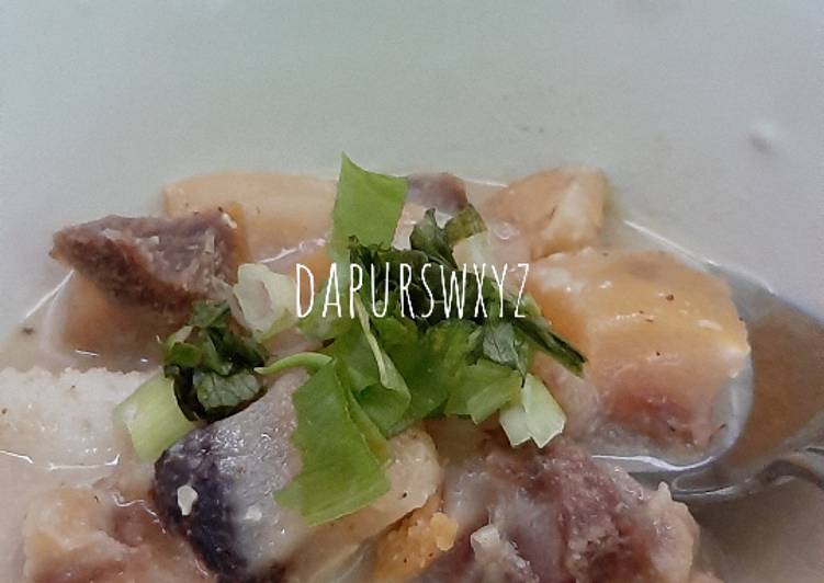 Cingur Kuah Santan Rumahan Enak dan Mudah