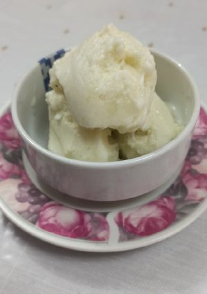 Una foto de Helado de melón light en 5'
