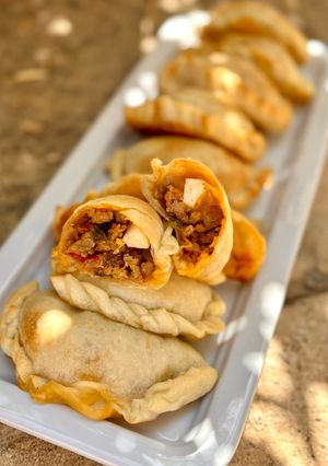 Una foto de Empanadas argentinas de carne de cerdo