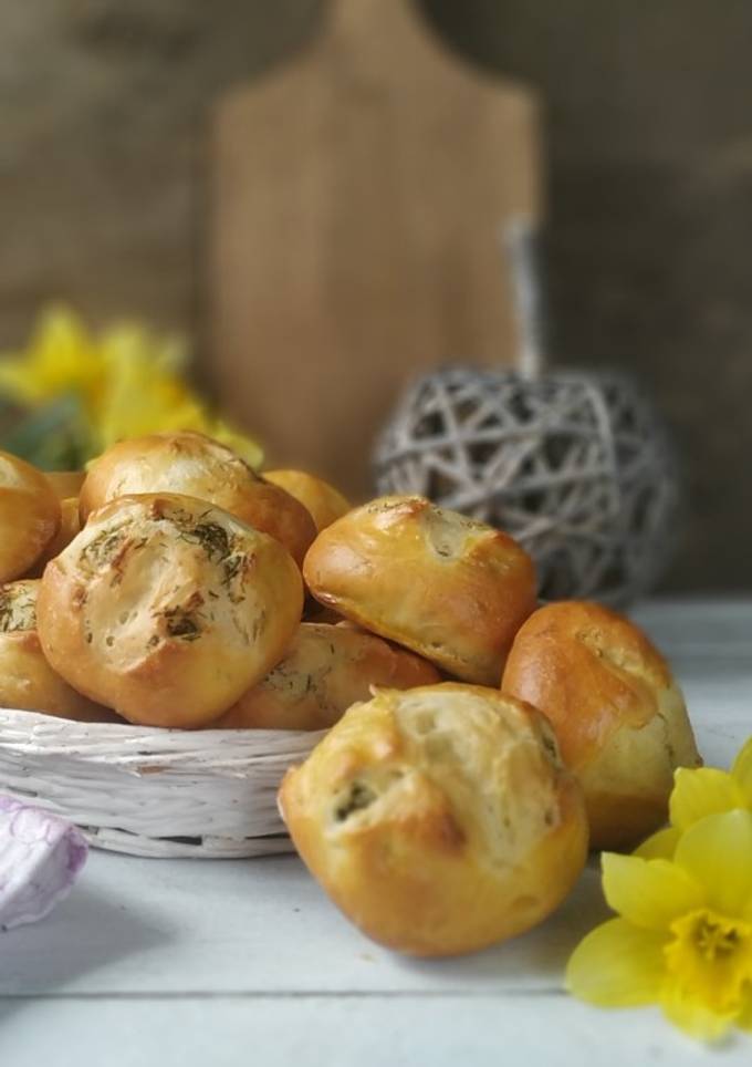 Булочки з кропом
