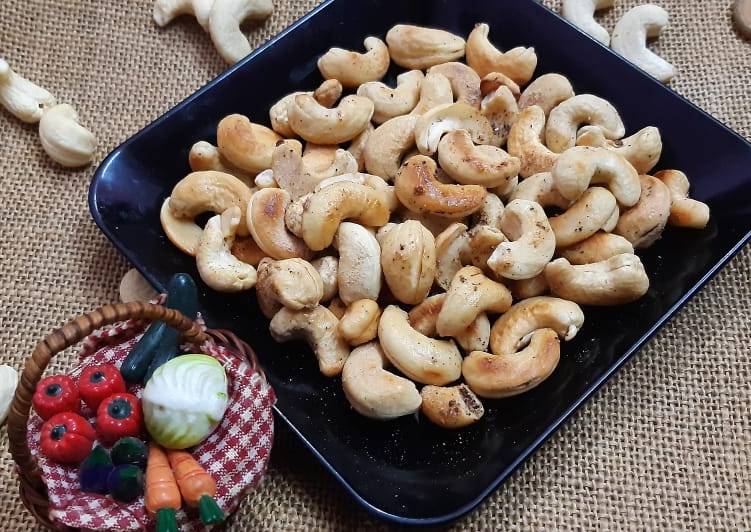 Roasted cashews within 5 minute
