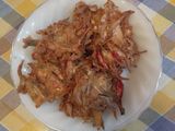 Teri goreng telur