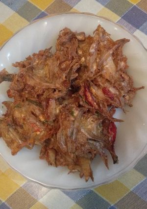 Foto resep Teri goreng telur