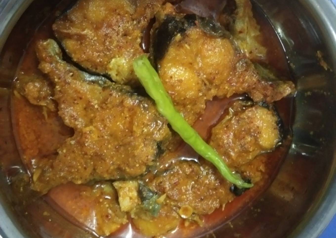 Aar fish recipe with mustard paste