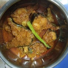 Aar fish recipe with mustard paste A picture of Aar fish recipe with mustard paste.