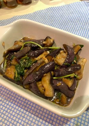 九層塔燒茄子🍆 的食譜成品照片