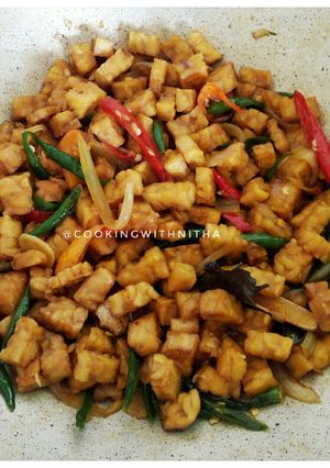 Foto resep Tumis Tempe Cabe Ijo Sederhana
