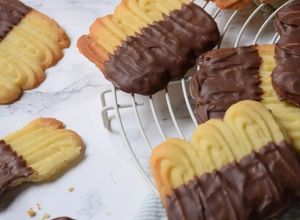 Une photo de Sablés au chocolat