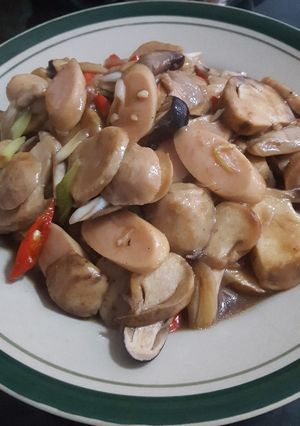 Foto resep Jamur merang saus teriyaki