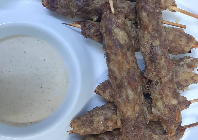 كفتة اللحمة والبطاطس على الفحم 😋❤