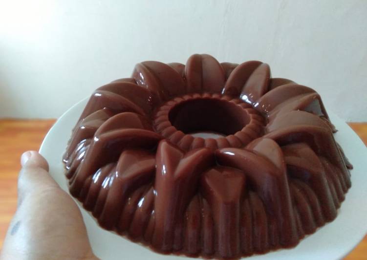 Agar agar coklat cantik minul minul