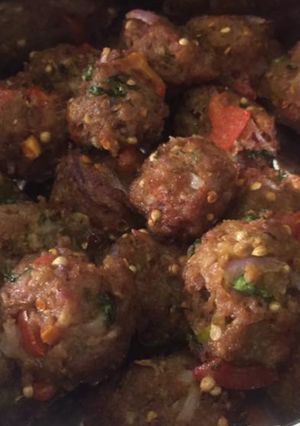 A picture of BAJray ke kabab.