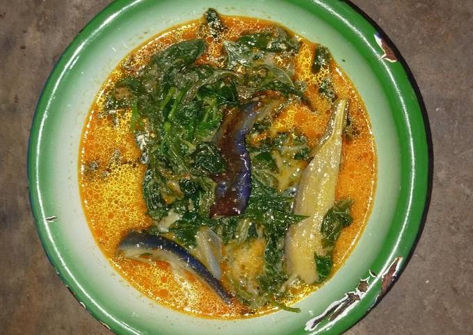 Resep Santan Daun Singkong And Terong Oleh Widjie Astuti Cookpad 5522