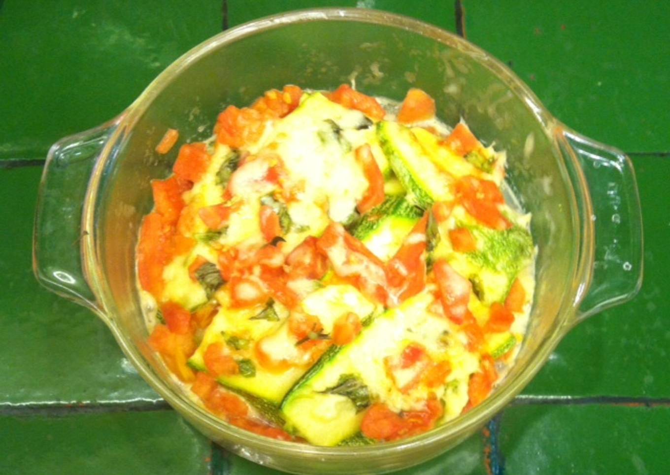 Calabacitas con queso