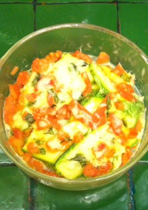 Una foto de Calabacitas con queso