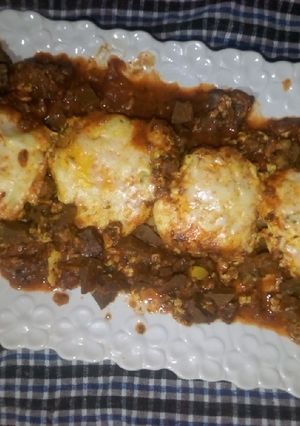 صورة لوصفة البيض بالكبدة