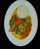 Pollo arvejado