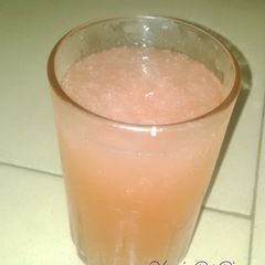 A picture of Pineapple & watermelon drink.