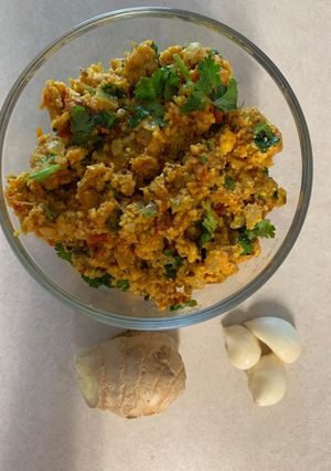 A picture of Paneer Bhurji.