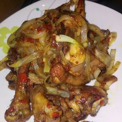 A picture of Peppered Chicken.