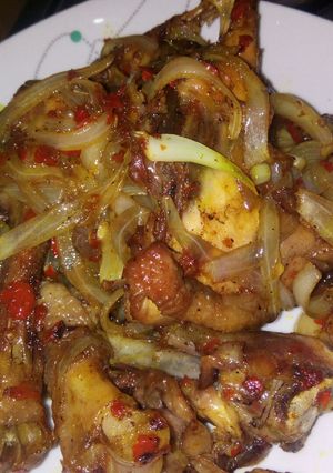 A picture of Peppered Chicken.