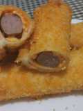 Roti gulung sosis goreng