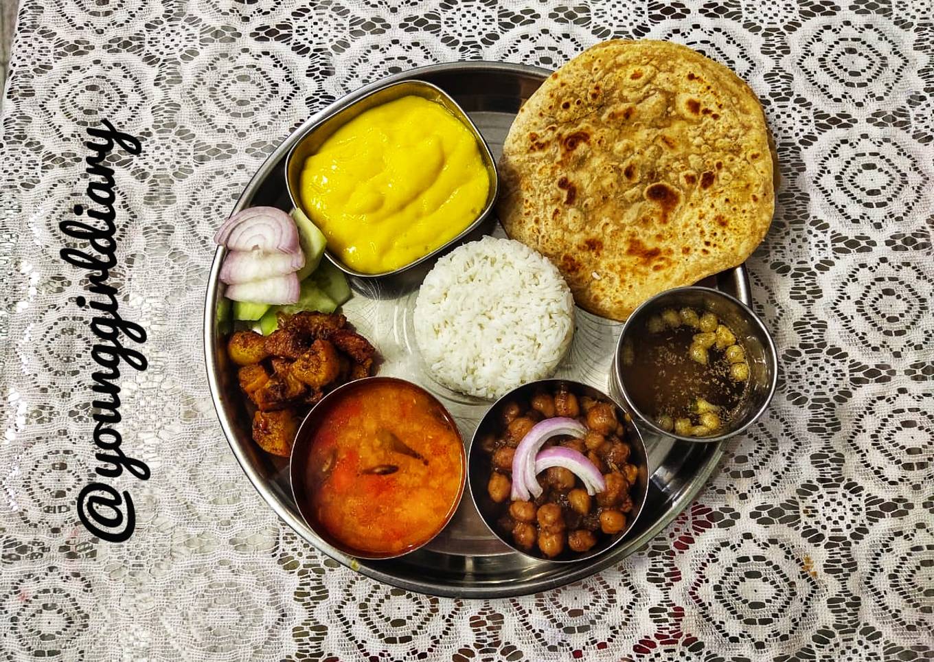 Chhole masala for punjabi thali