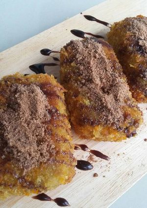 Foto resep Banana nuget choco milo
