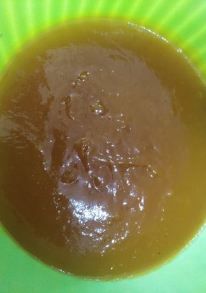 Una foto de Mermelada de mango. Receta de la tía