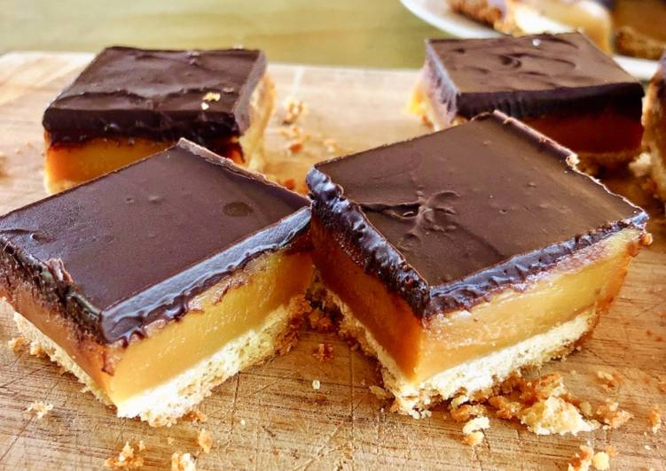 Step-by-Step Guide to Prepare Perfect Chocolate caramel shortbread