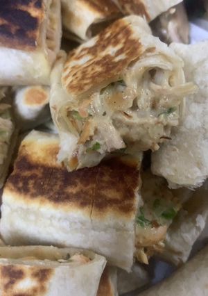 صورة لوصفة سندويشات الراب بصوص الرانش جربوها راح تحبوها🤤😋