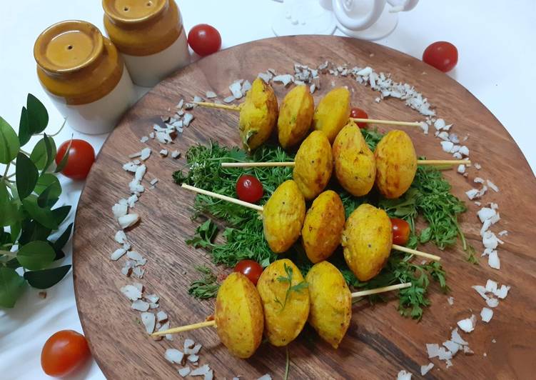 Recipe of Quick Oats and coconut appe