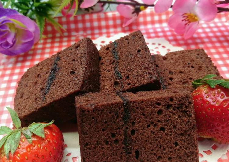Bumbu Menyiapkan Brownies kukus putih telur (resep ny liem), Bikin Ngiler