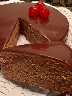 Una foto de Tarta de trufa muy esponjosa