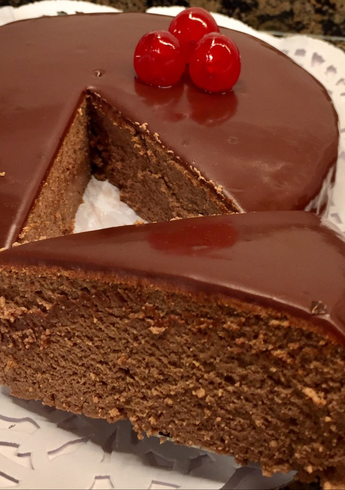 Una foto de Tarta de trufa muy esponjosa