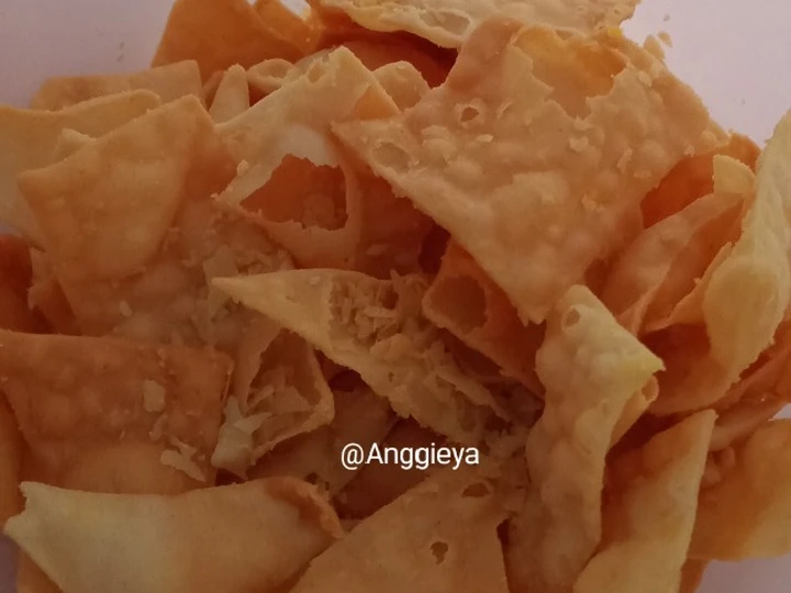 Cara Mudah Membikin Resep  Pangsit Goreng Bumbu Tabur yang Sempurna, Sempurna