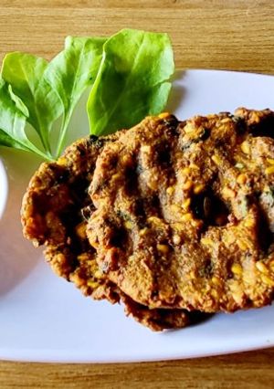 A picture of Lobia vada (cow peas).