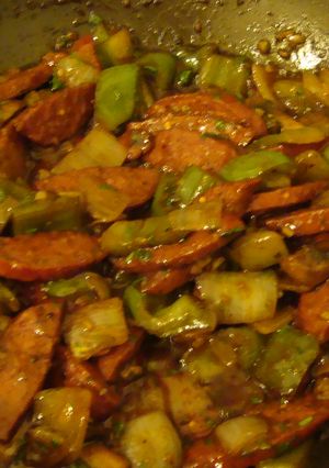 A picture of Summer Sausage Stir-Fry.