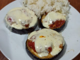 Berenjenas al horno gratinadas