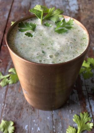 A picture of Cucumber buttermilk.