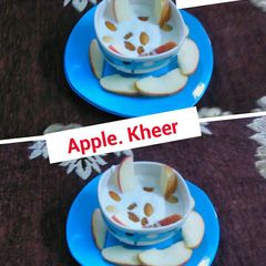 A picture of Apple kheer.