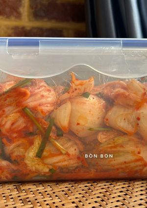 Hình của món Kim Chi Cải Thảo.