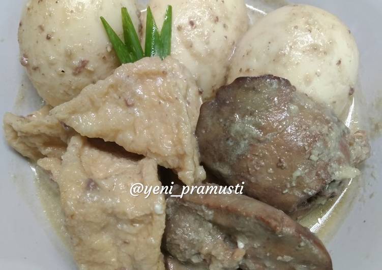 Langkah mengolah Terik Tahu Telur Ati Lezat