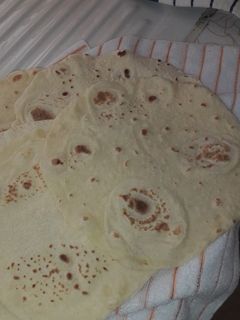 صورة لوصفة خبز الشاورما